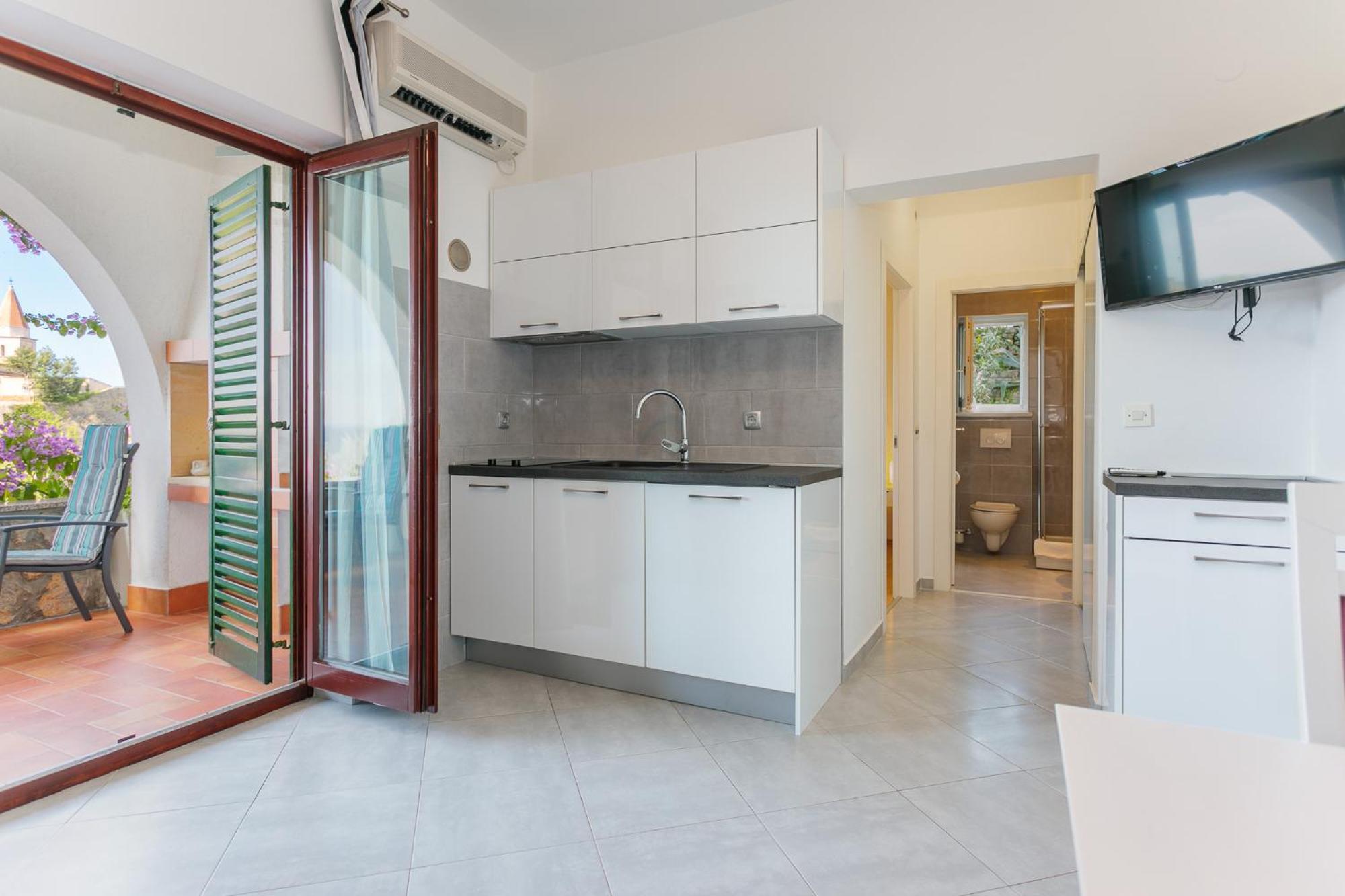 Apartments Delfin Krk Town Exterior foto